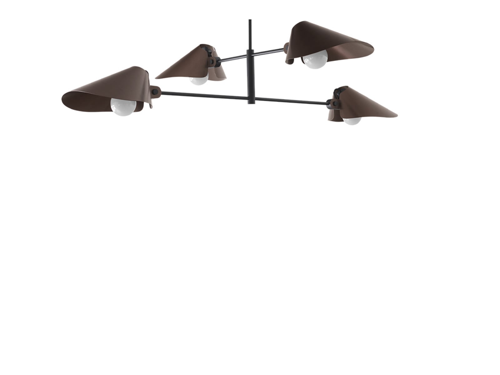 Bonnet SC91 lysekrone bronze/sort &Tradition - Spisestue - Moderne - Aluminium - Med flere lyskilder