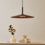 Foscarini Aplomb Голяма LED висяща лампа, кафява