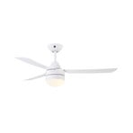 Beacon ventilador de techo con luz Megara blanco Ø 122 cm silencioso