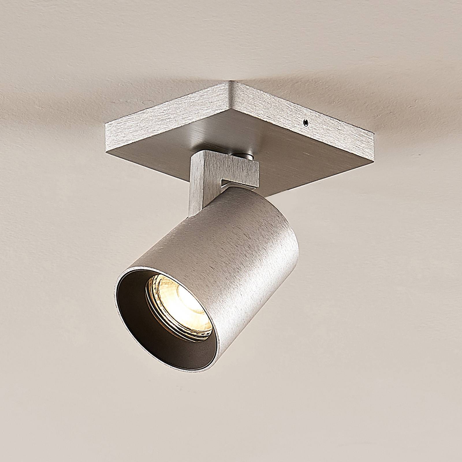 Arcchio Iavo spotlight kantig aluminium 1 lampa