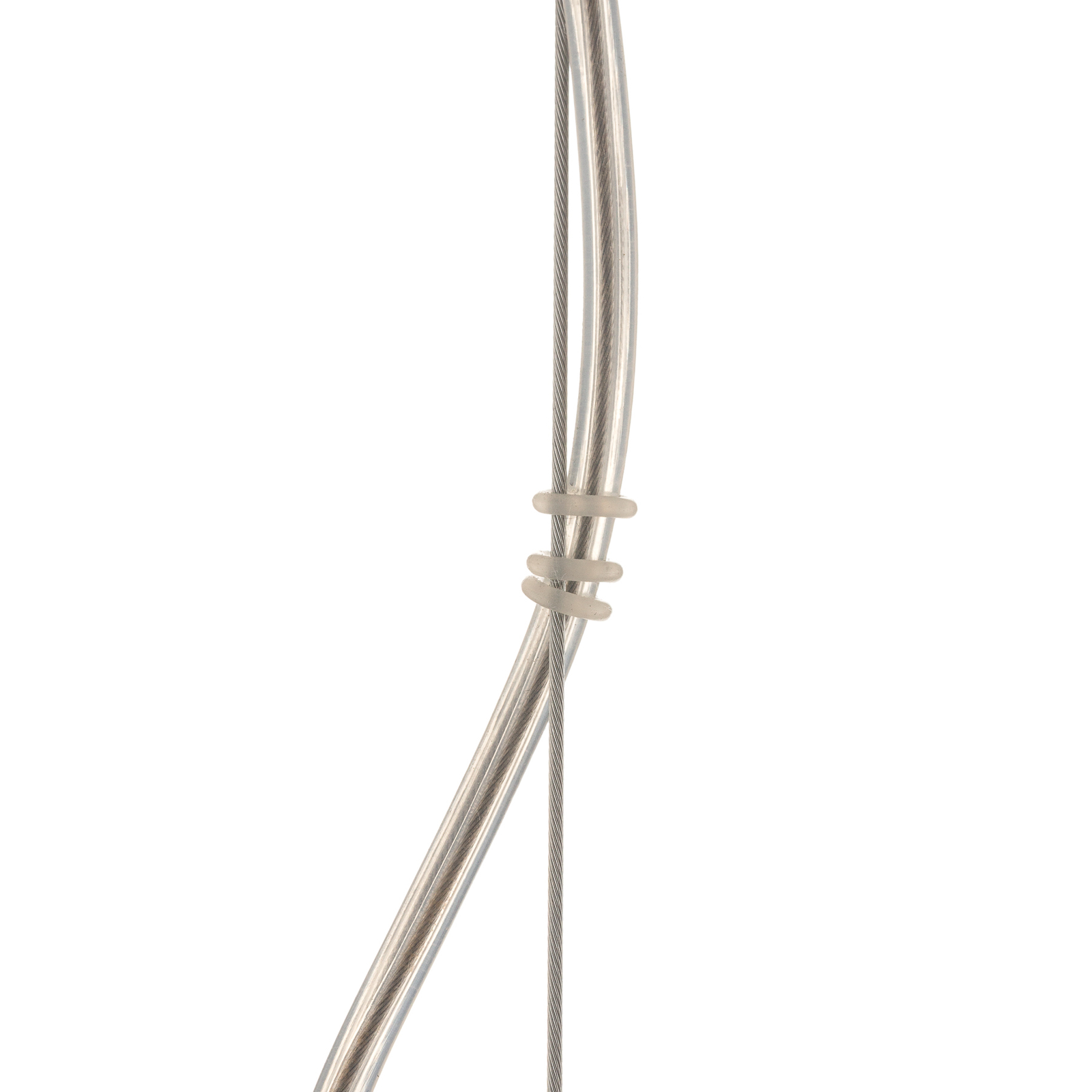 Artemide Gople стъклена висяща лампа, мед/сребро