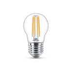 Philips Classic LED-lamp E27 P45 6,5W 2700K läbipaistev