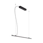 Freeline Függőlámpa 100cm 3000K Black - Fabbian