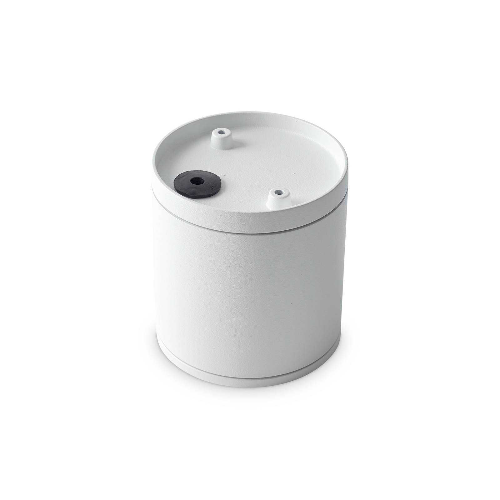 Ideal Lux Lampa sufitowa Gun, biała, aluminium, IP44, GU10