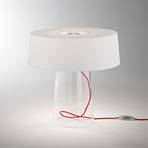 Prandina Glam lámpa 48cm átlátszó/búra fehér