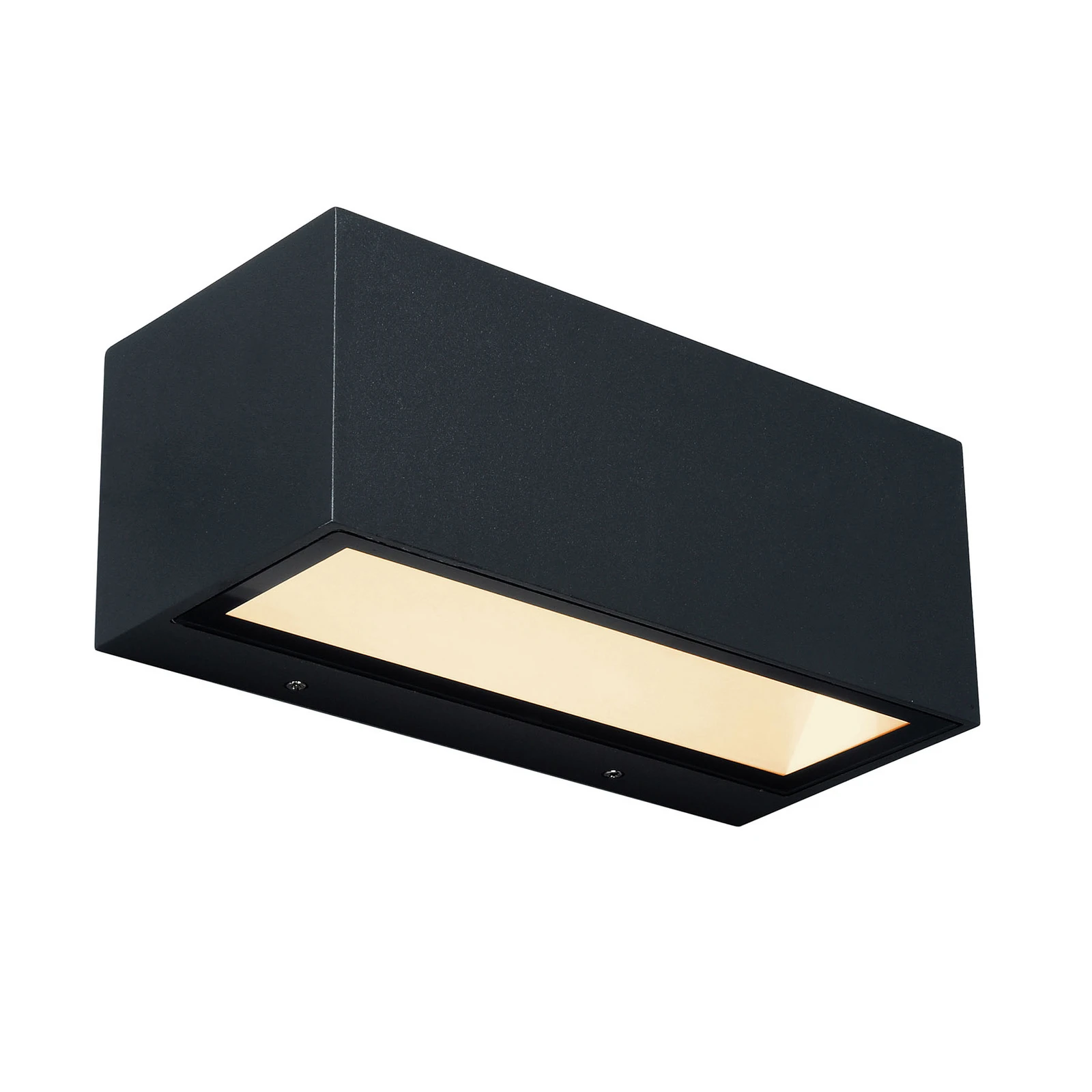 LED-Außenwandlampe Gemini, 22 cm, 3.000K, schwarz