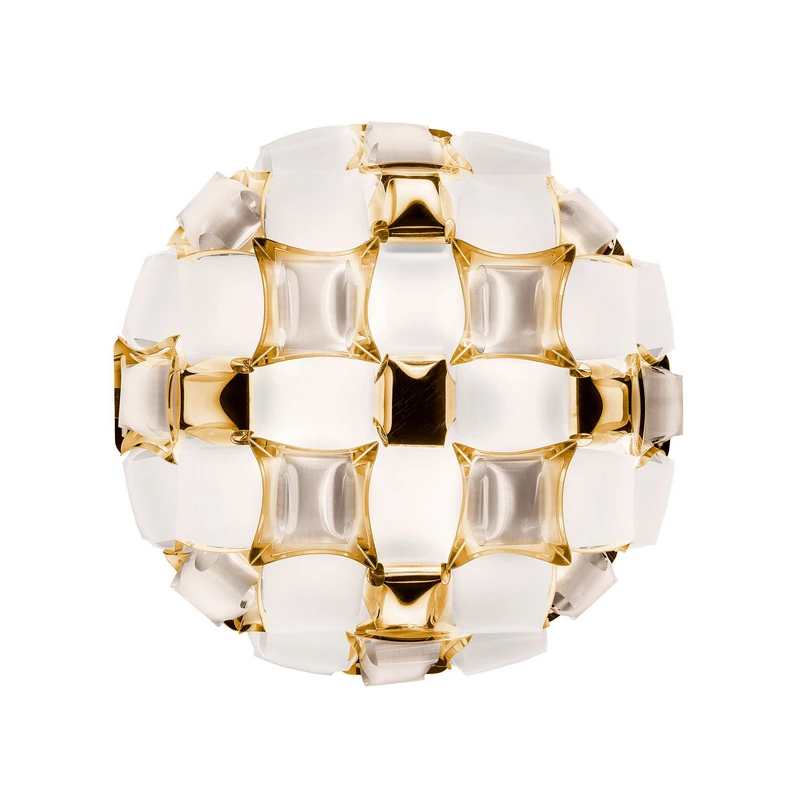 Slamp – Mida Deckenleuchte/Wandleuchte Medium White/Gold