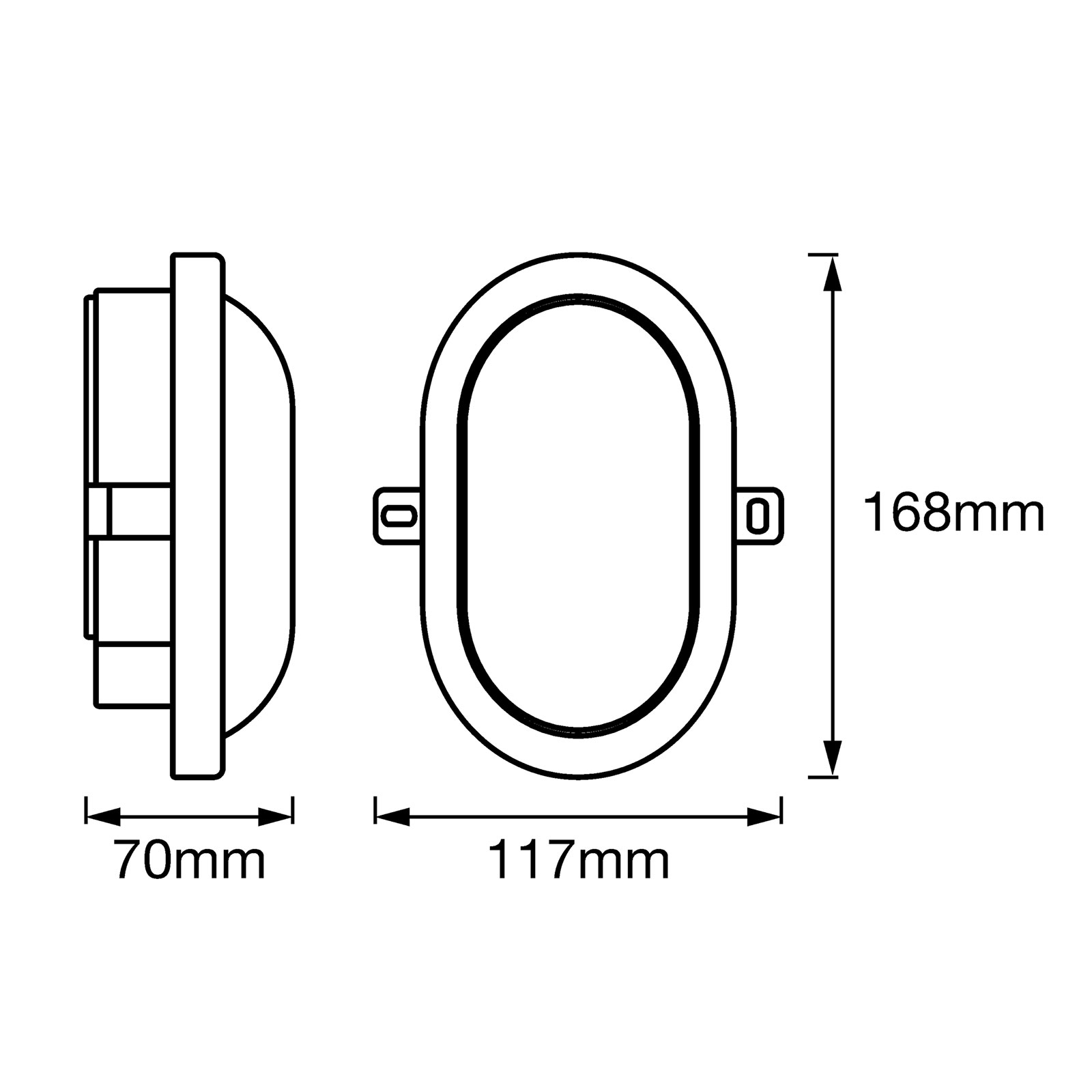 LEDVANCE Bulkhead LED venkovní světlo 5,5W bílá