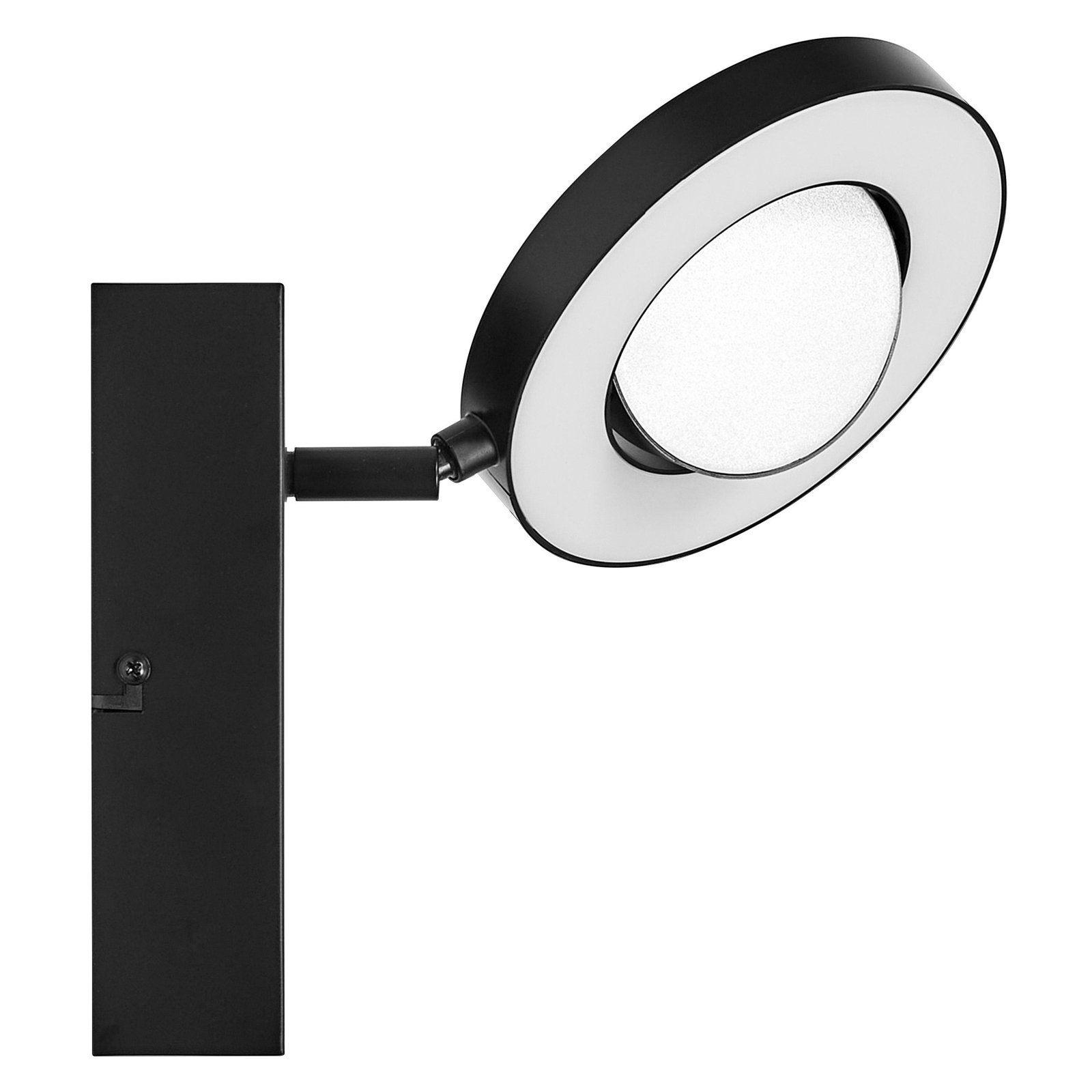 LEDVANCE Saturn CCT LED-veggspotlight, bryter, svart