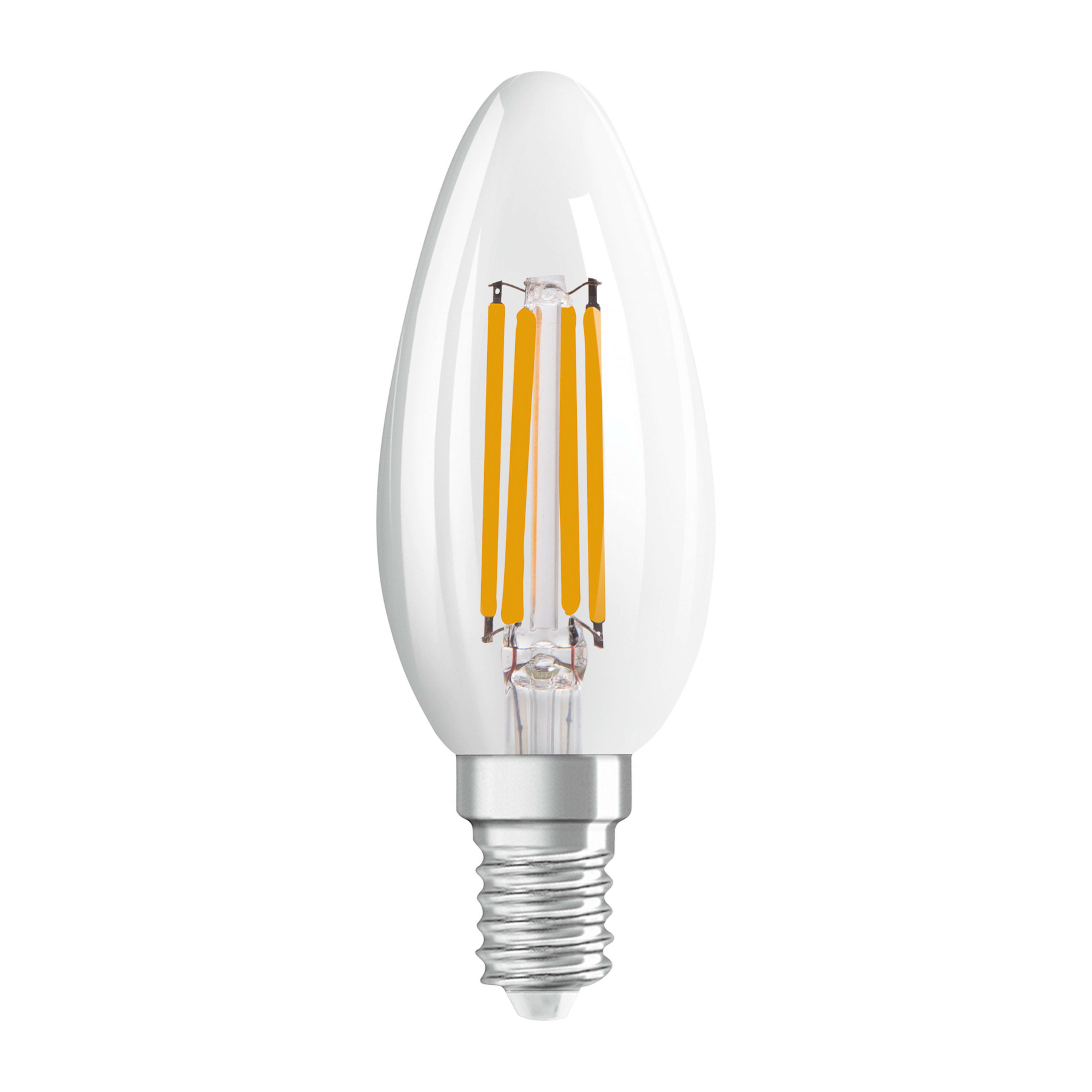 OSRAM LED-pære E14 4W GLOWdim klar