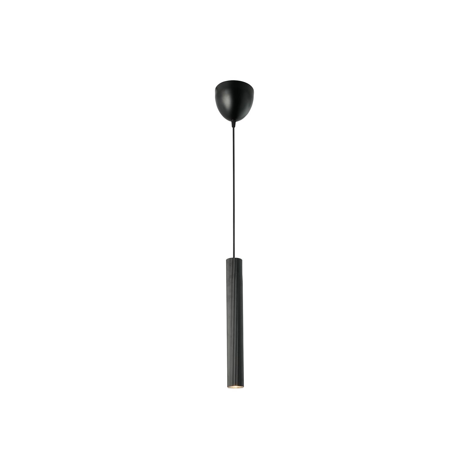 Hängeleuchte Vico, Metallschirm, einflammig, schwarz