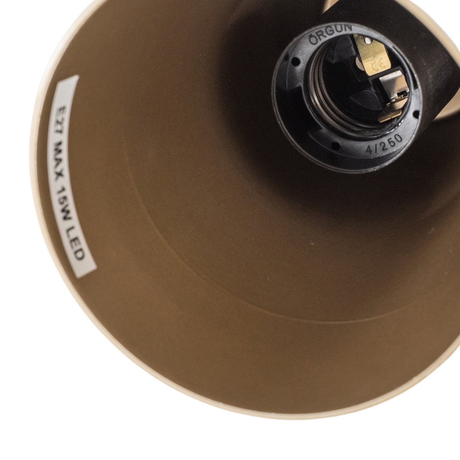 Applique murale Evander, dorée, métal, hauteur 21 cm, E27 Applique murale Evander, dorée, métal, hauteur 21 cm, E27