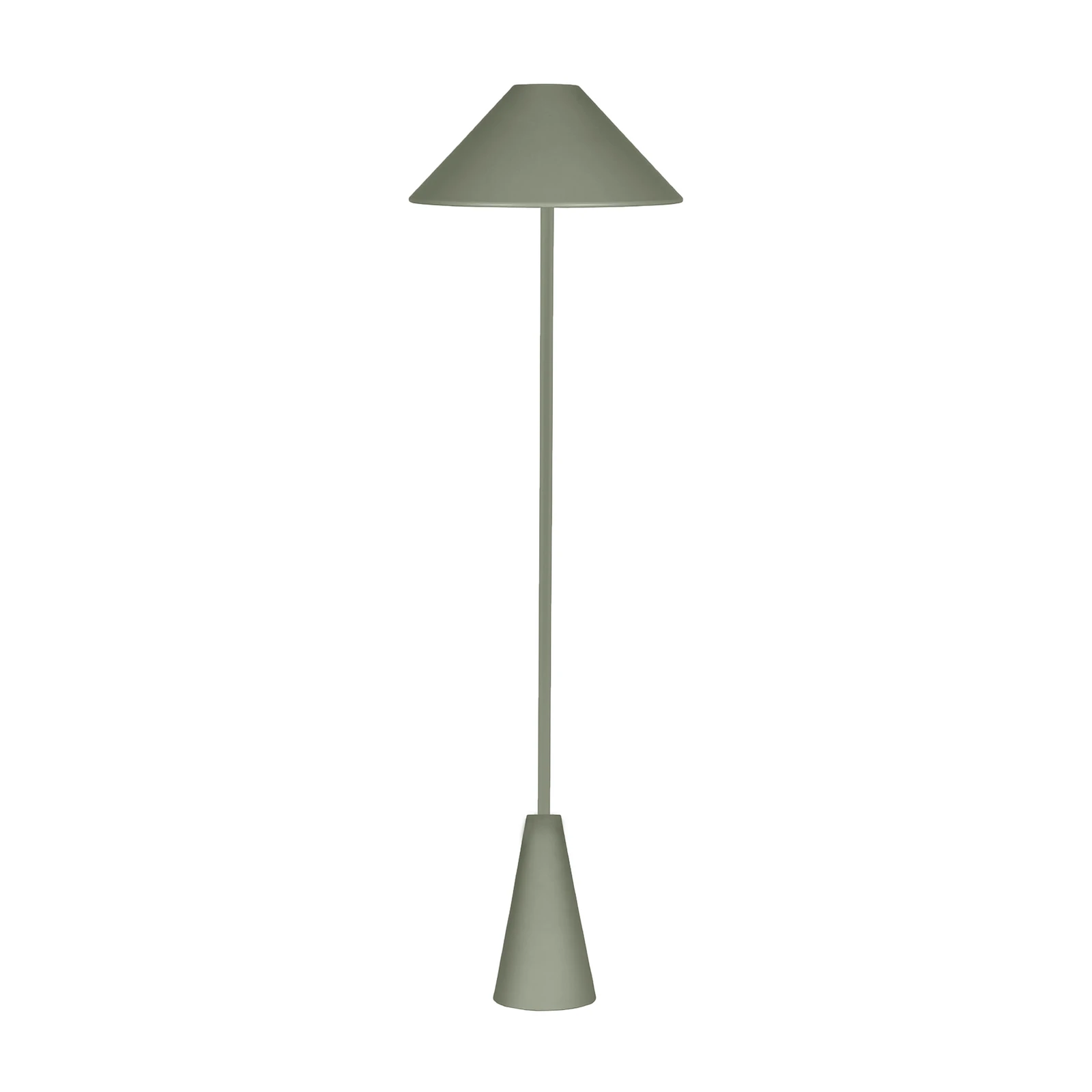 Globen Lighting Stehleuchte Cannes, grün, Metall, 140 cm