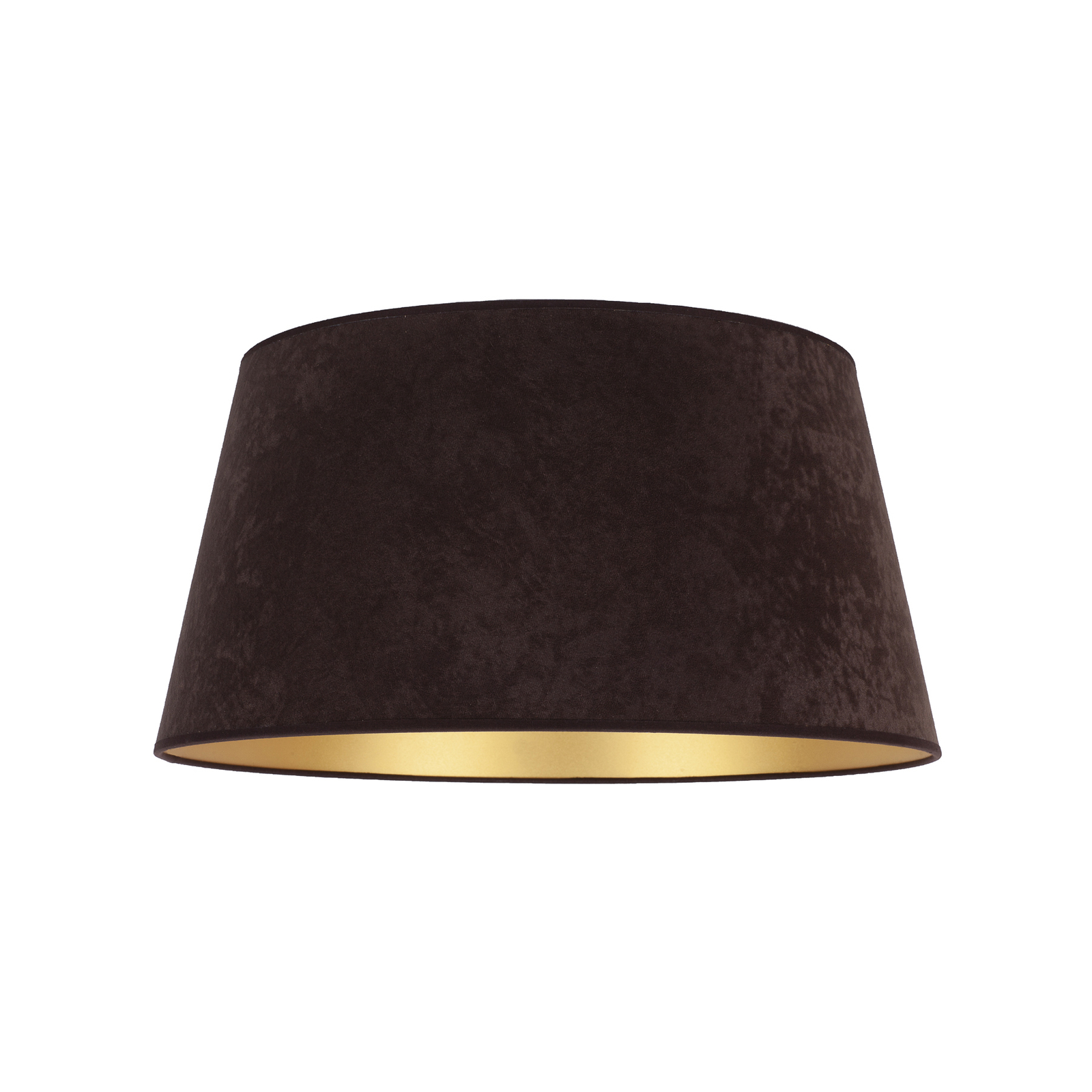 Cone lampshade height 25.5 cm, brown/gold
