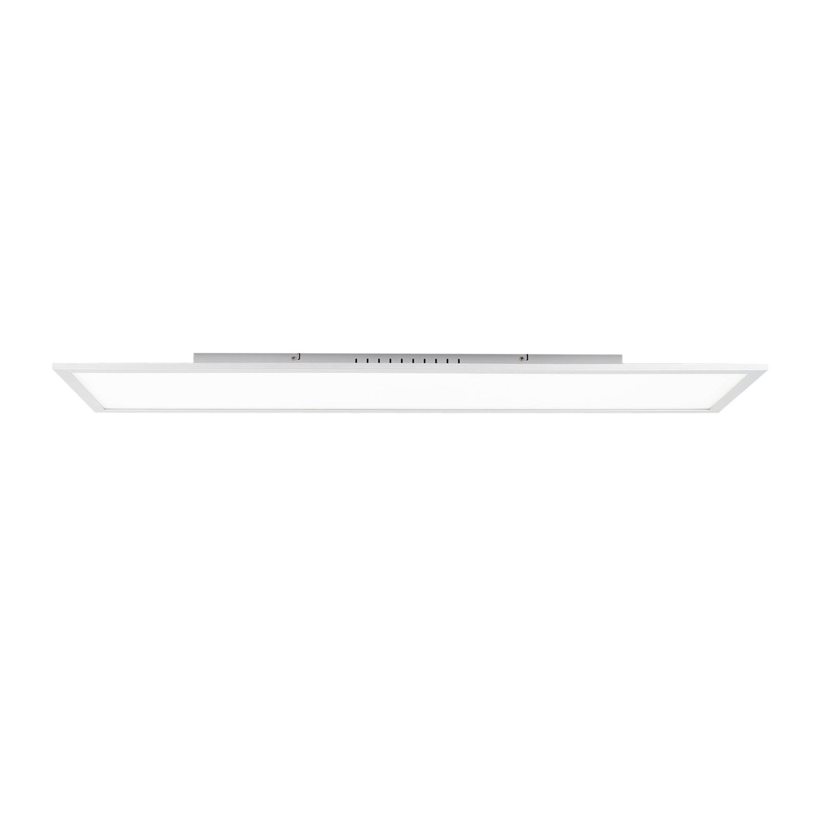 prios - prios gelora panel led, cct, 120 cm x 30, do kuchni, tworzywo sztuczne, aluminium, 36w, d?. 120 cm, szer. 30 cm, wys. 5.2 cm