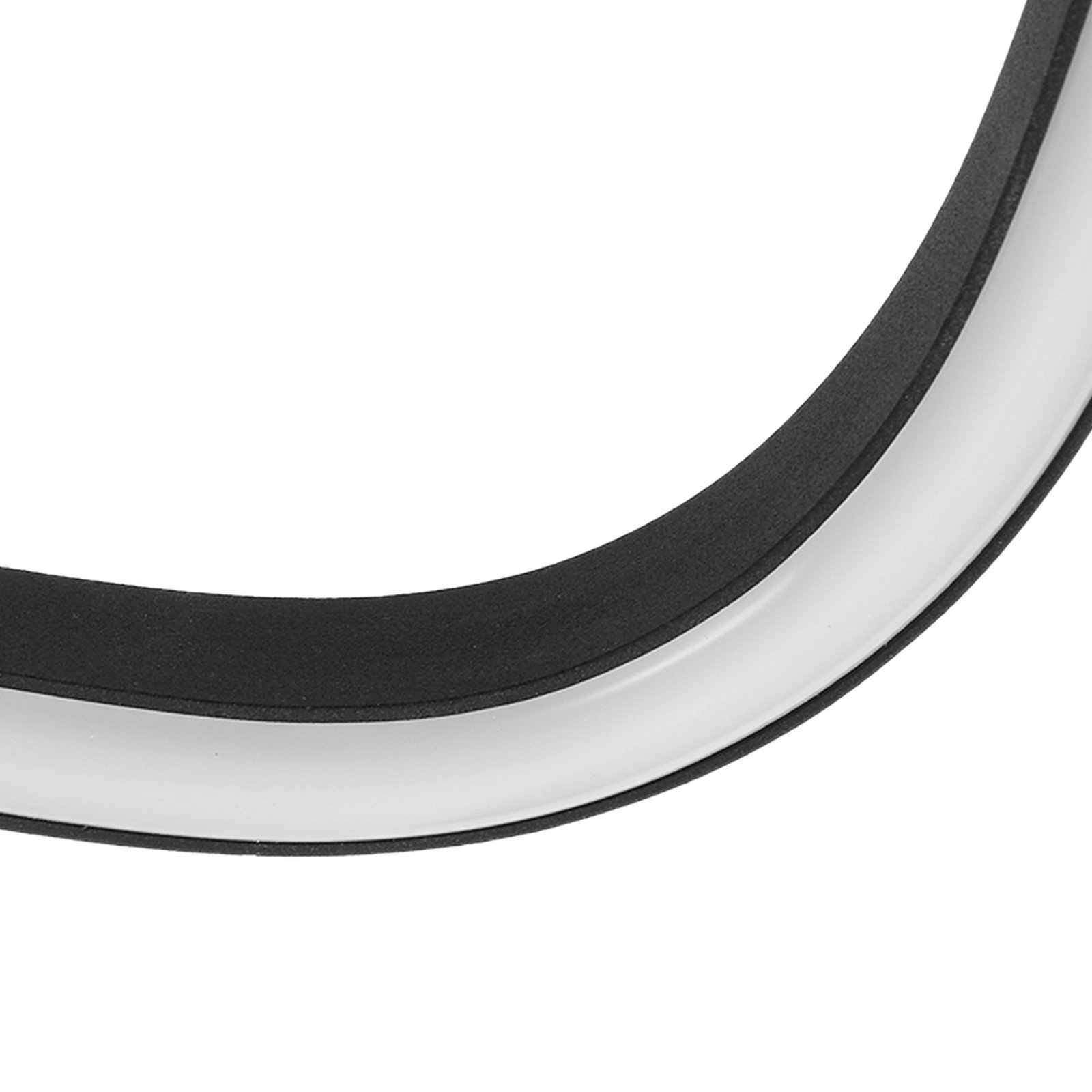 Amiya LED Plafonnier 476mm Noir - Lucande