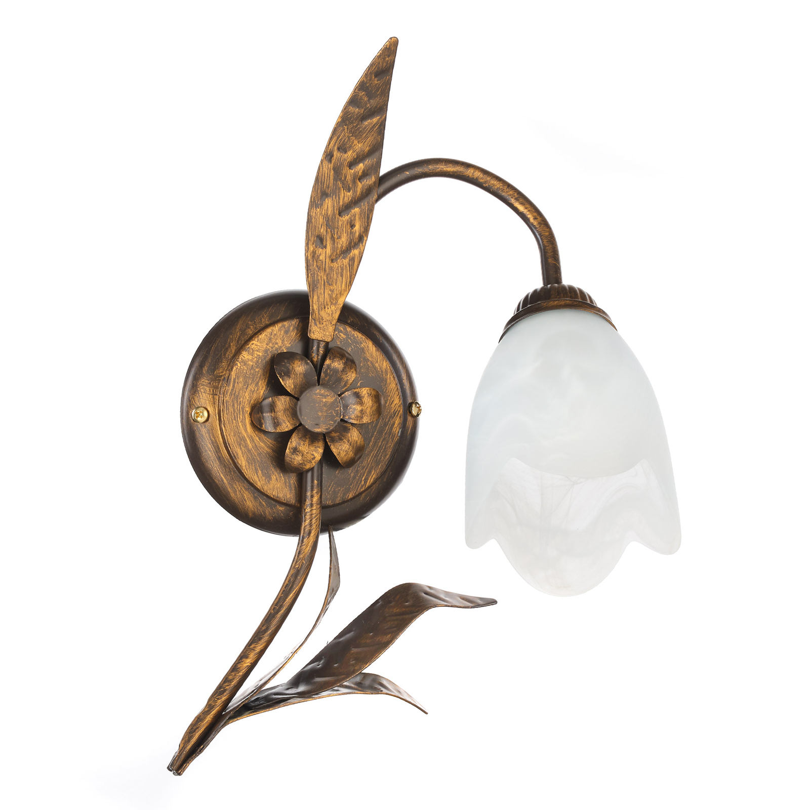 Vegglampe Sonia 1 lyskilde, bronse