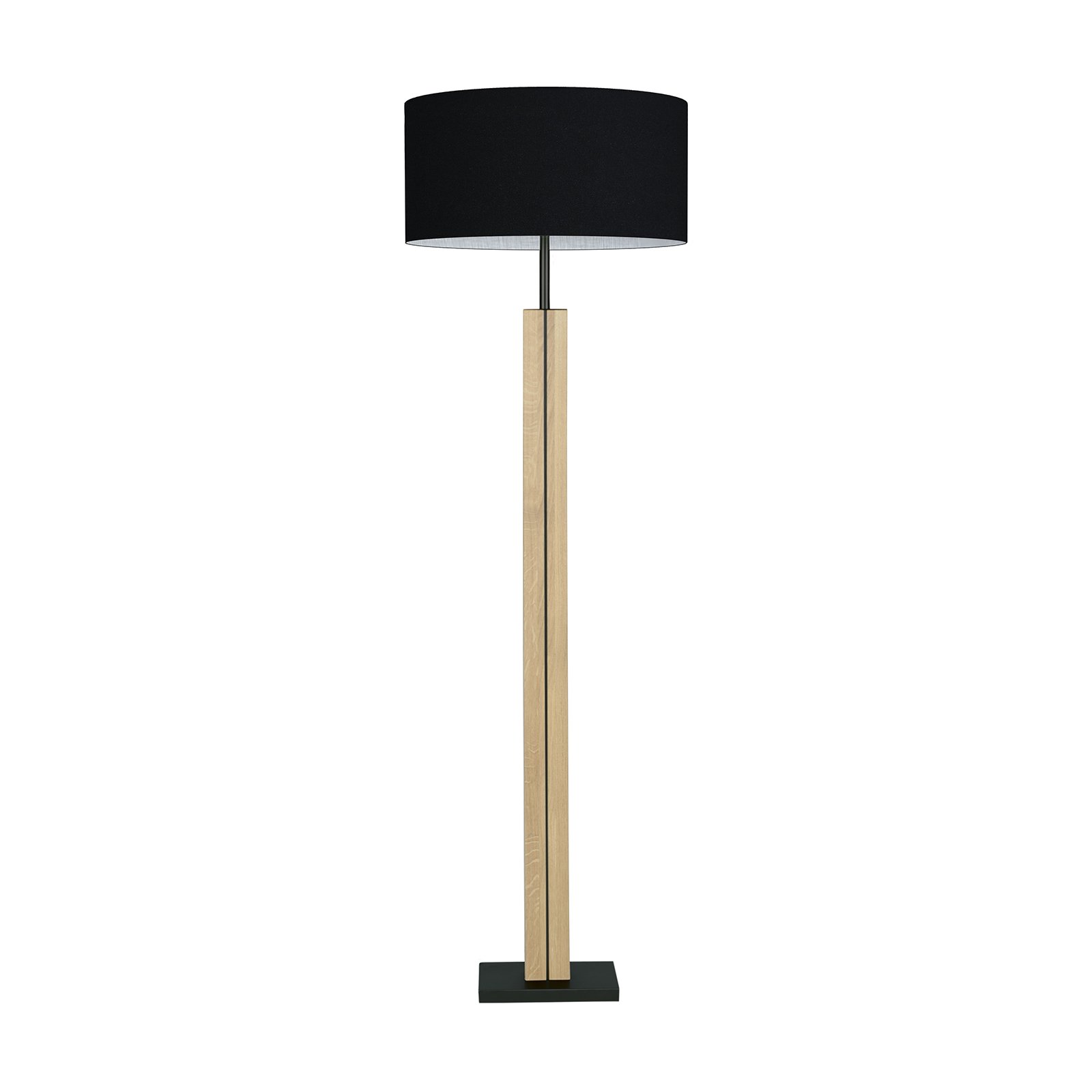 HerzBlut Dana floor lamp, light-coloured wood