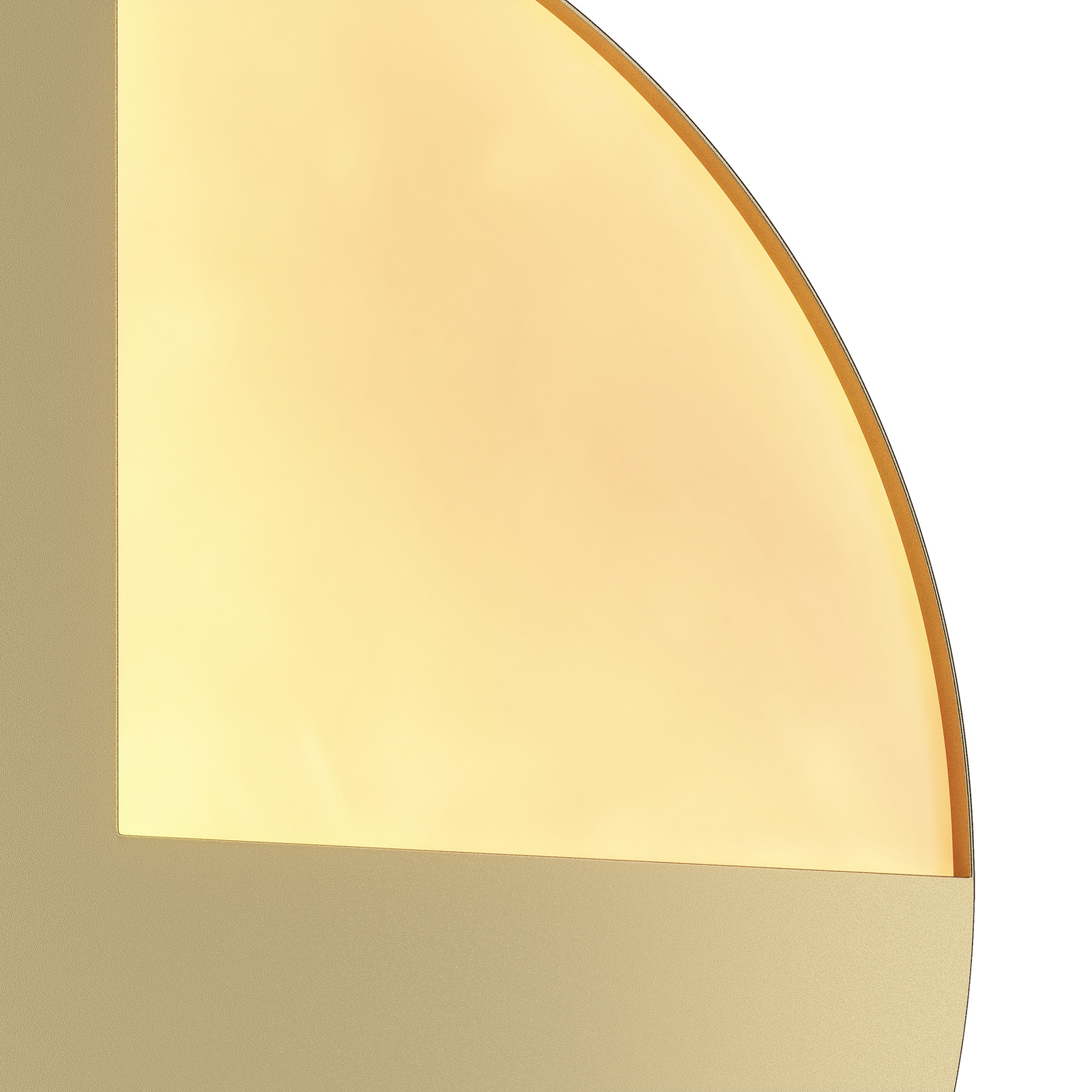 Maytoni Jupiter LED wall lamp, gold, Ø 25cm