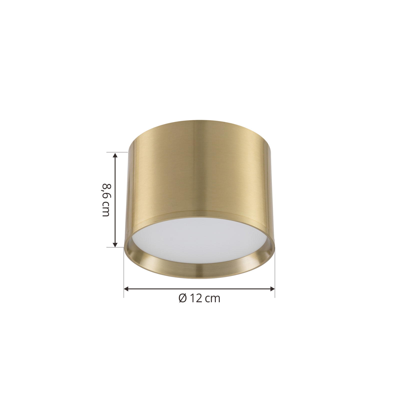 Nivoria LED Spot Ø12 Gold - Lindby