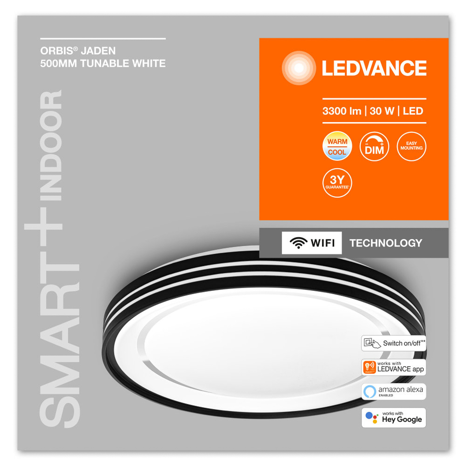 LEDVANCE SMART+ WiFi Orbis Jarden plafonnier 50cm