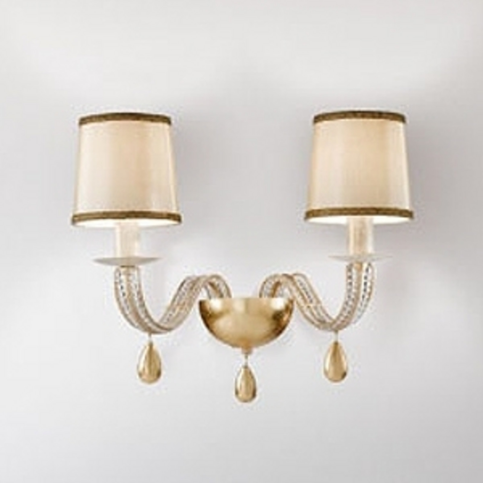 Aplică de perete cu 2 becuri ANOUK