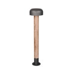 Wegeleuchte FRASER, Holzoptik, Höhe 85 cm, Metall, IP54