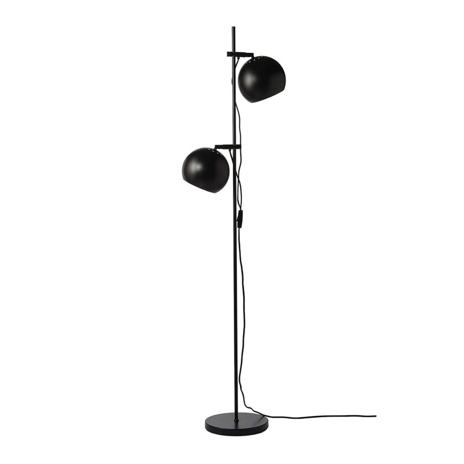 Ball Double Golvlampa Matt Black FRANDSEN - Vardagsrum - Metall