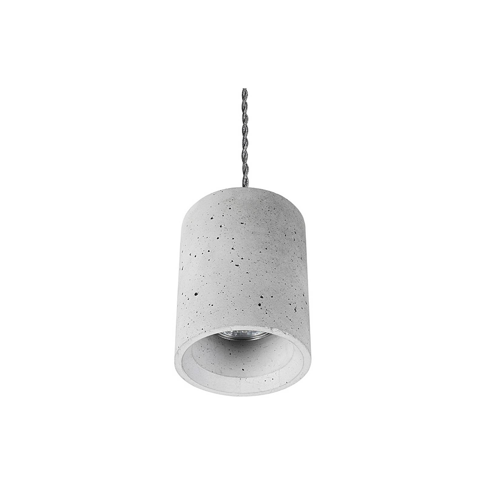 Euluna Shy hængelampe med betonskærm