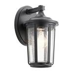Fairfield outdoor wall light, black, one-bulb