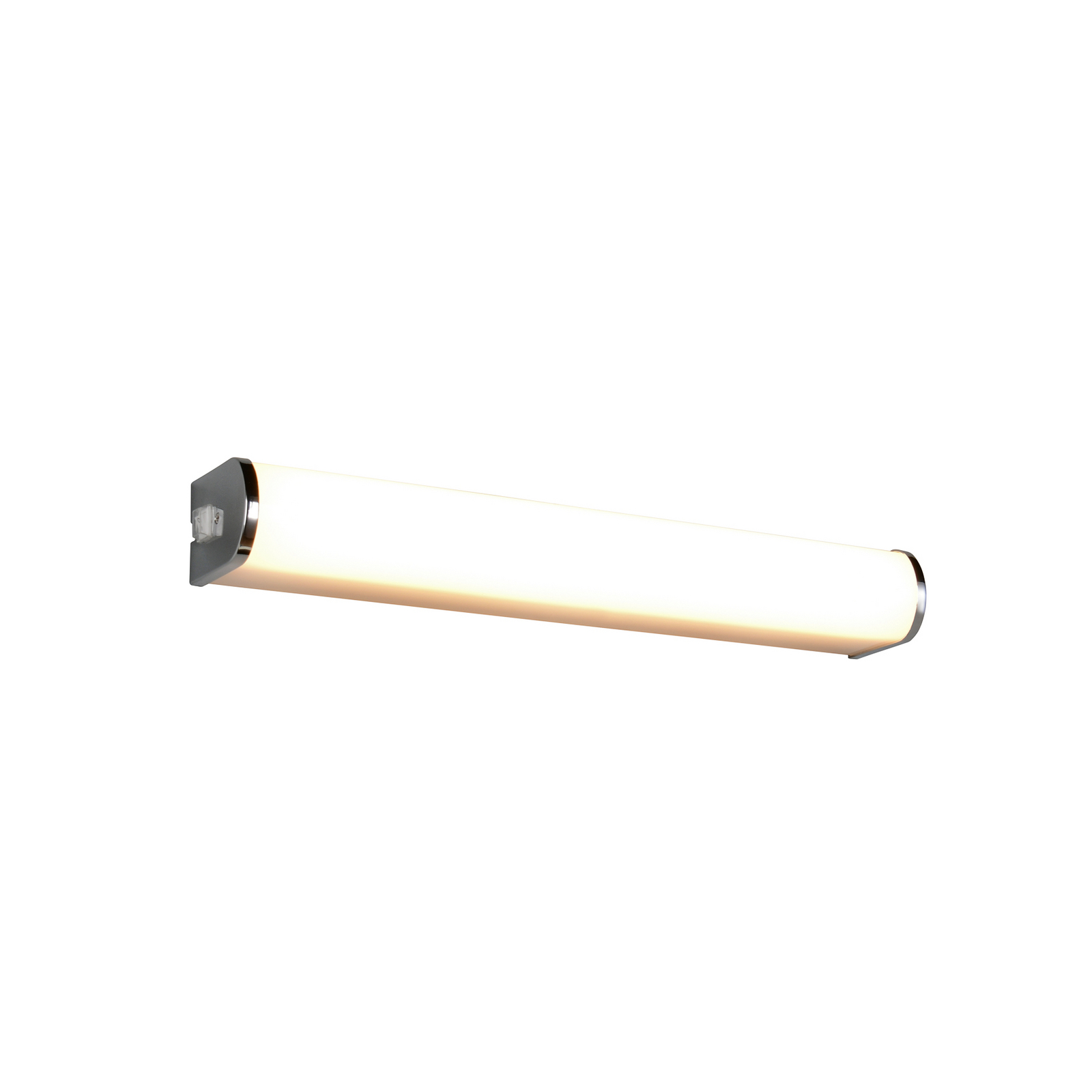 LED-seinavalgusti Giacomo, laius 41 cm, kroom, metall, IP44 LED-seinavalgusti Giacomo, laius 41 cm, kroom, metall, IP44