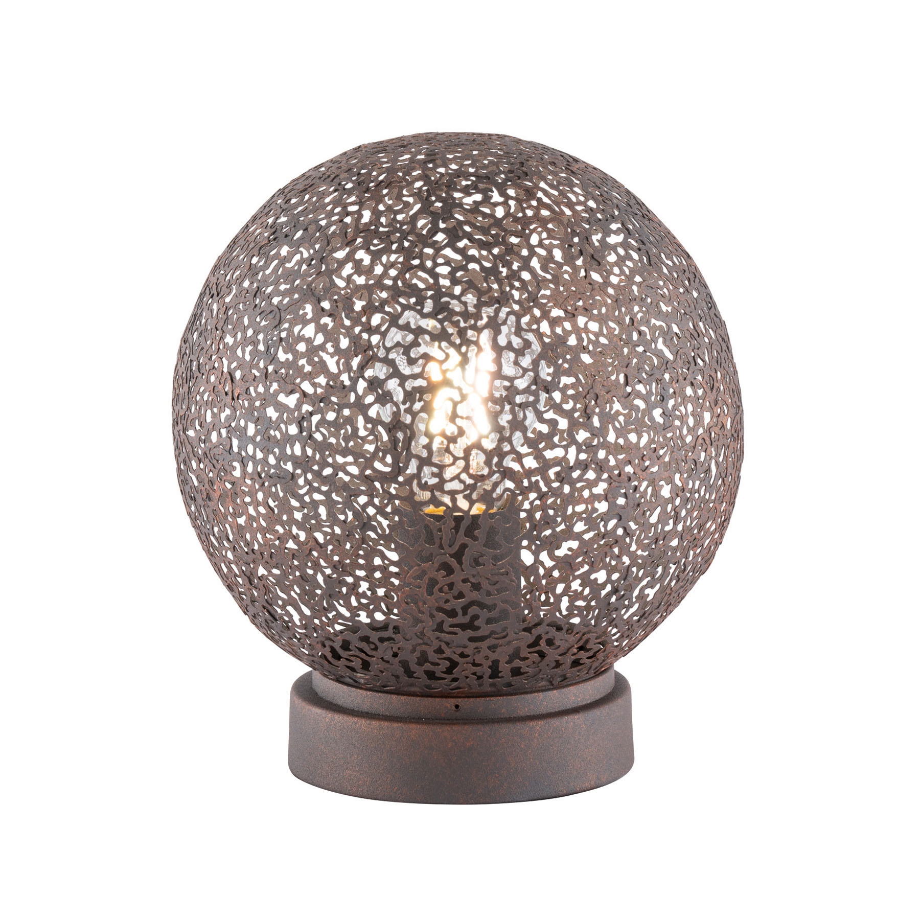 Fischer & Honsel Willo table lamp, height 22 cm, Ø 20 cm, for Living / Dining Room, metal, E27, 40 W, energy efficiency: A++, H: 22 cm