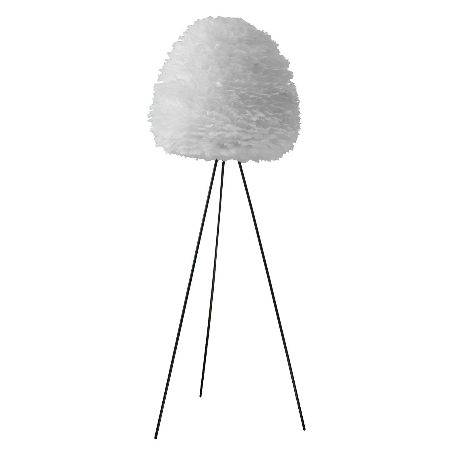 UMAGE Eos Evia medium golvlampa vit/trebent svart