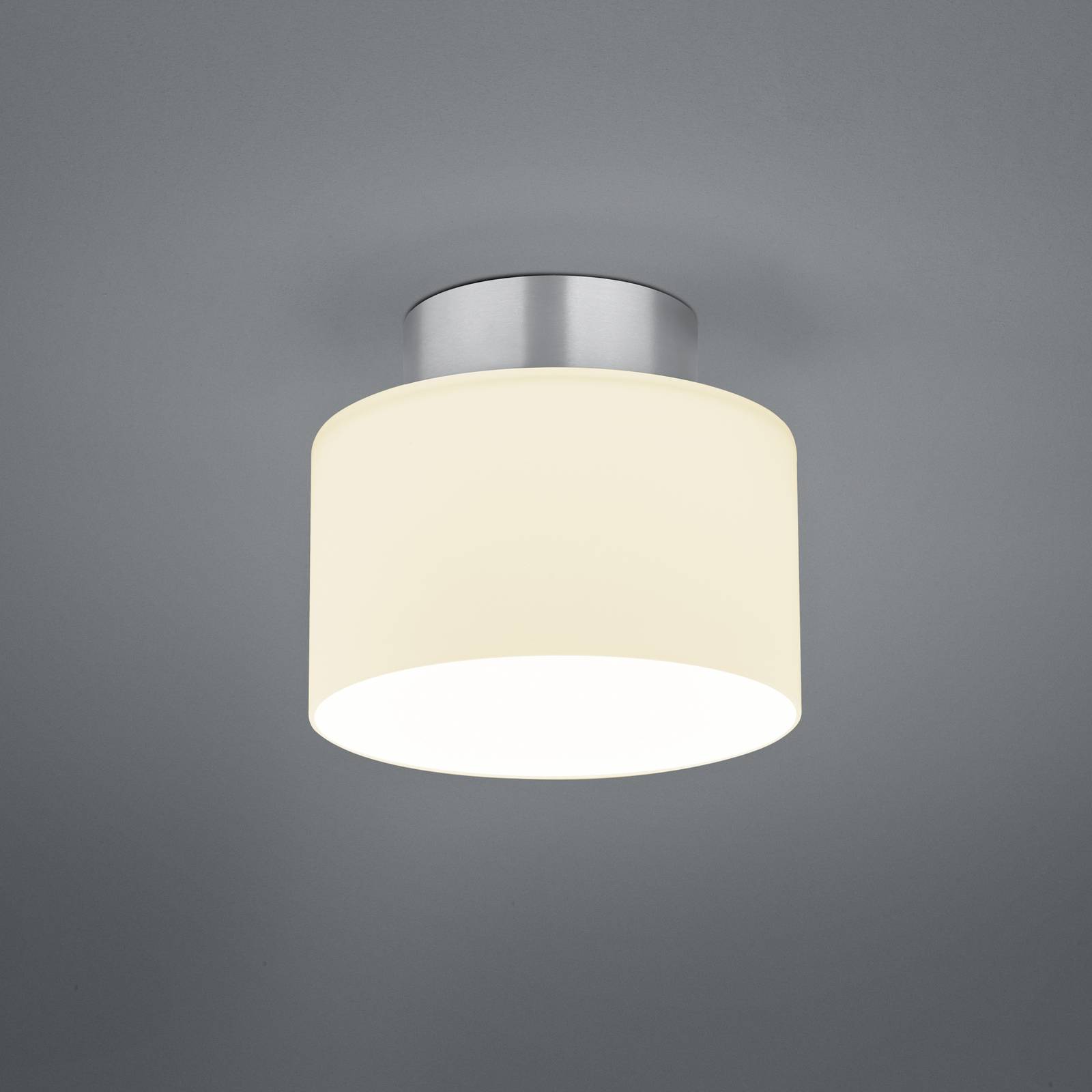 BANKAMP Grand Opal loftlampe, Ø 20 cm, aluminium