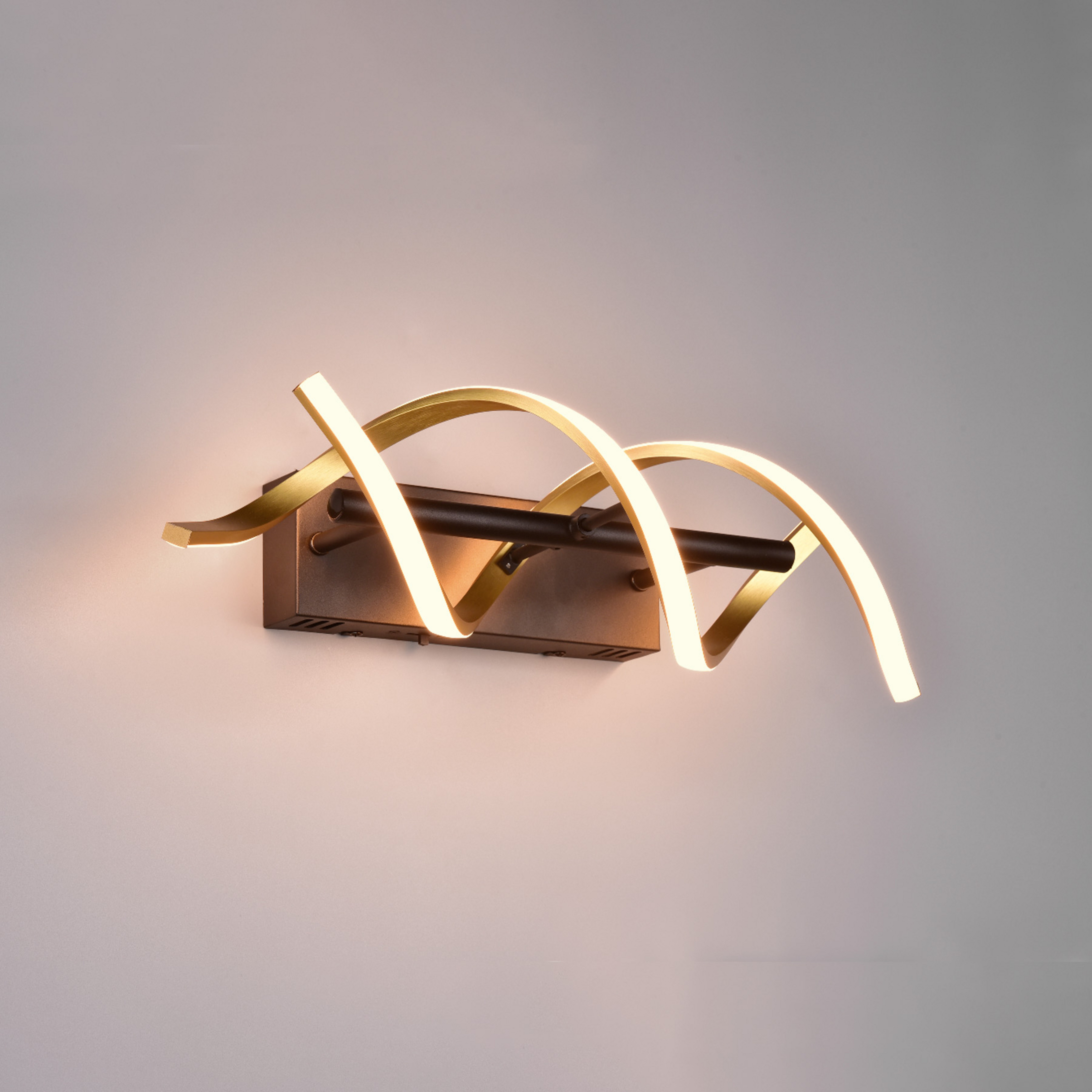 Φωτιστικό τοίχου Sequence LED, ρυθμιζόμενο, CCT, ορείχαλκο