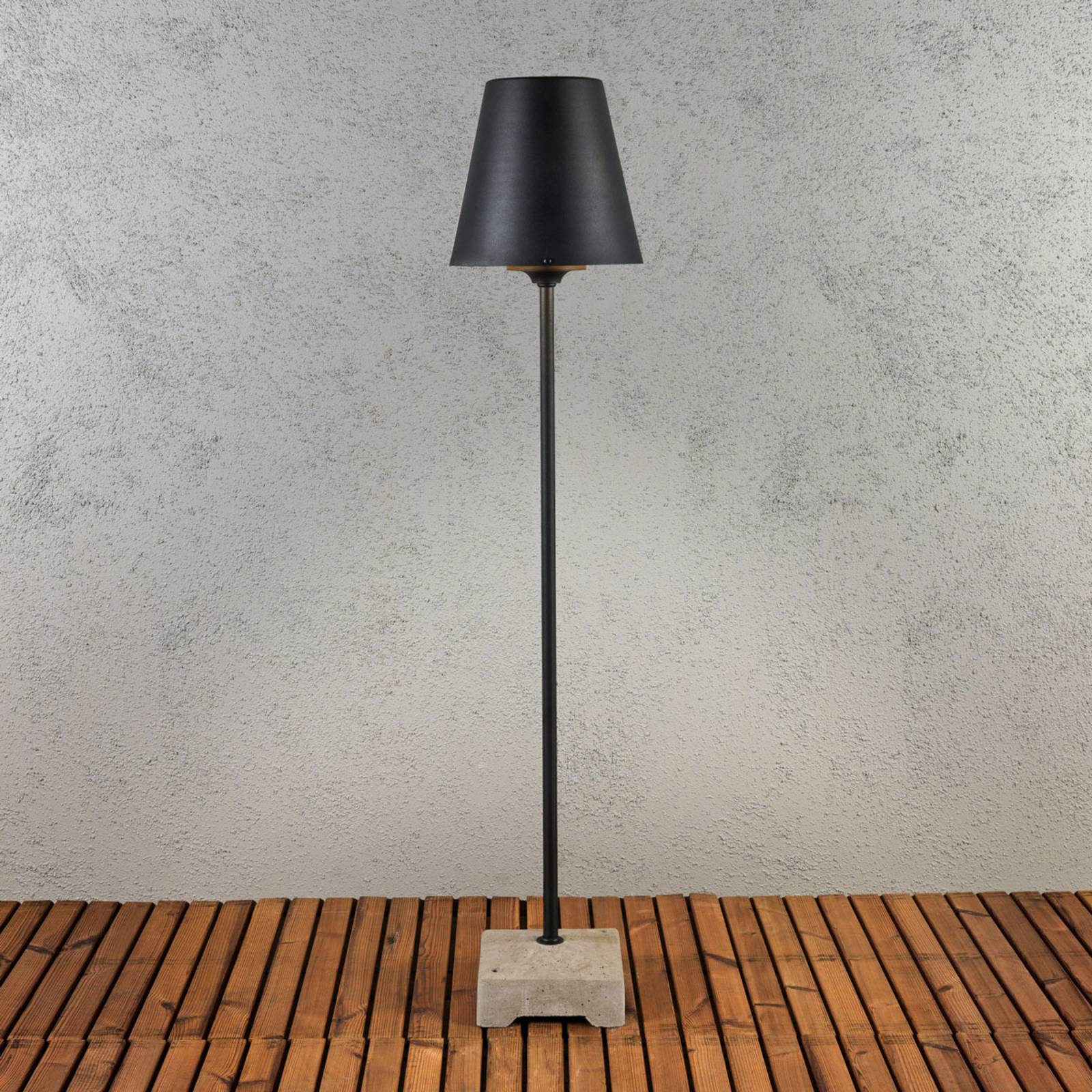 E-shop Terasová lampa Lucca s hrotom do zeme čierna