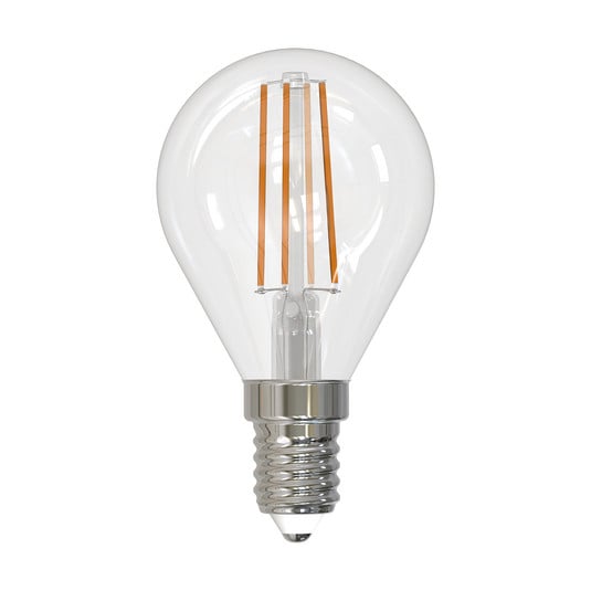 Arcchio LED, lampadina a goccia, E14, 4W, trasparente, 2700K