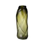 ferm LIVING Vase Water Swirl Tall, vert, hauteur 47 cm, verre