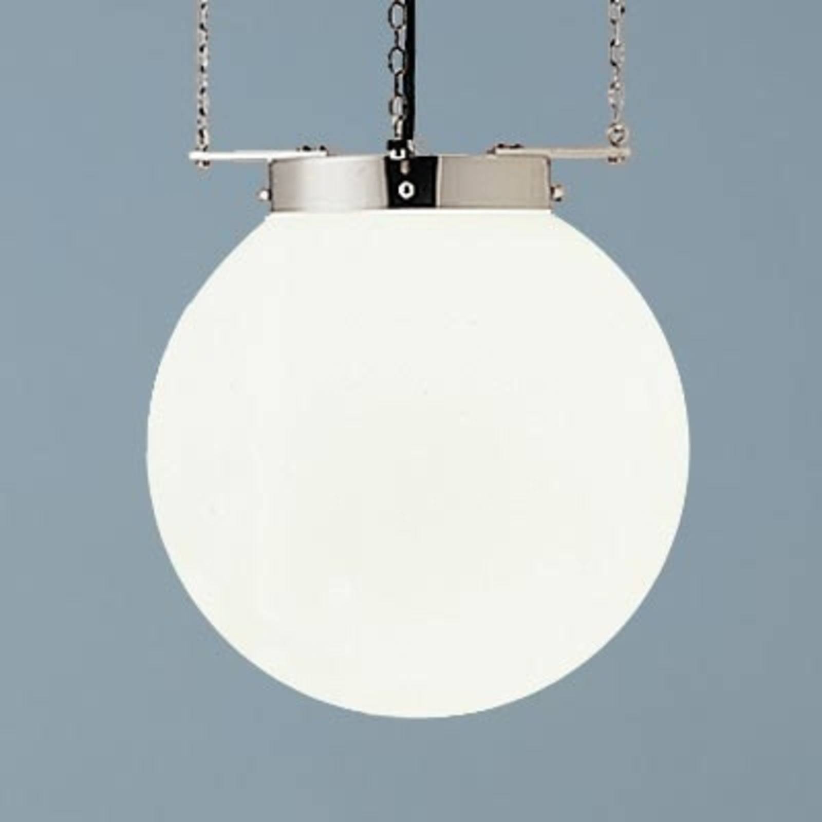 Lampa wisząca w stylu Bauhaus nikiel 35 cm