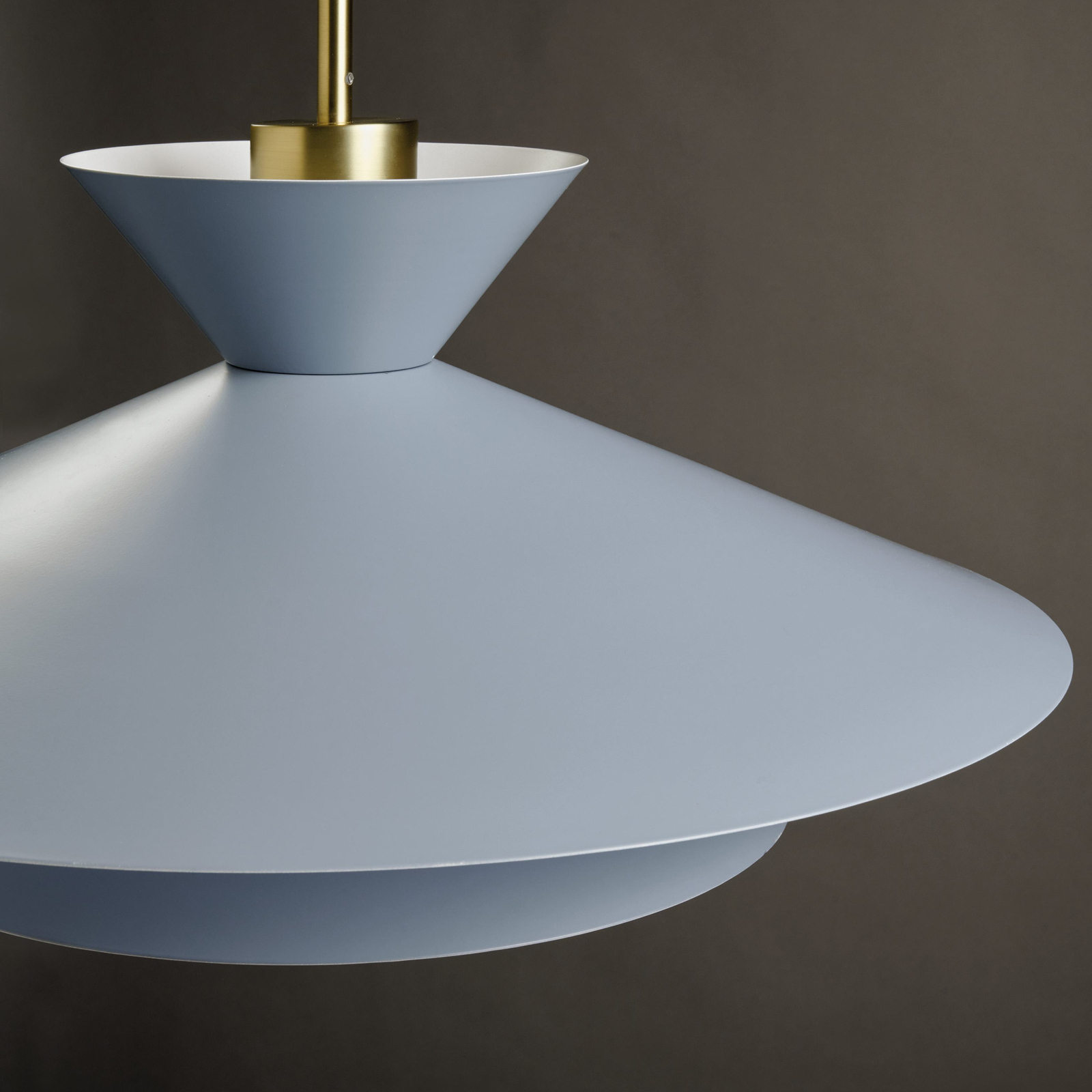 Kim pendant light, sky blue, Ø 60 cm, metal