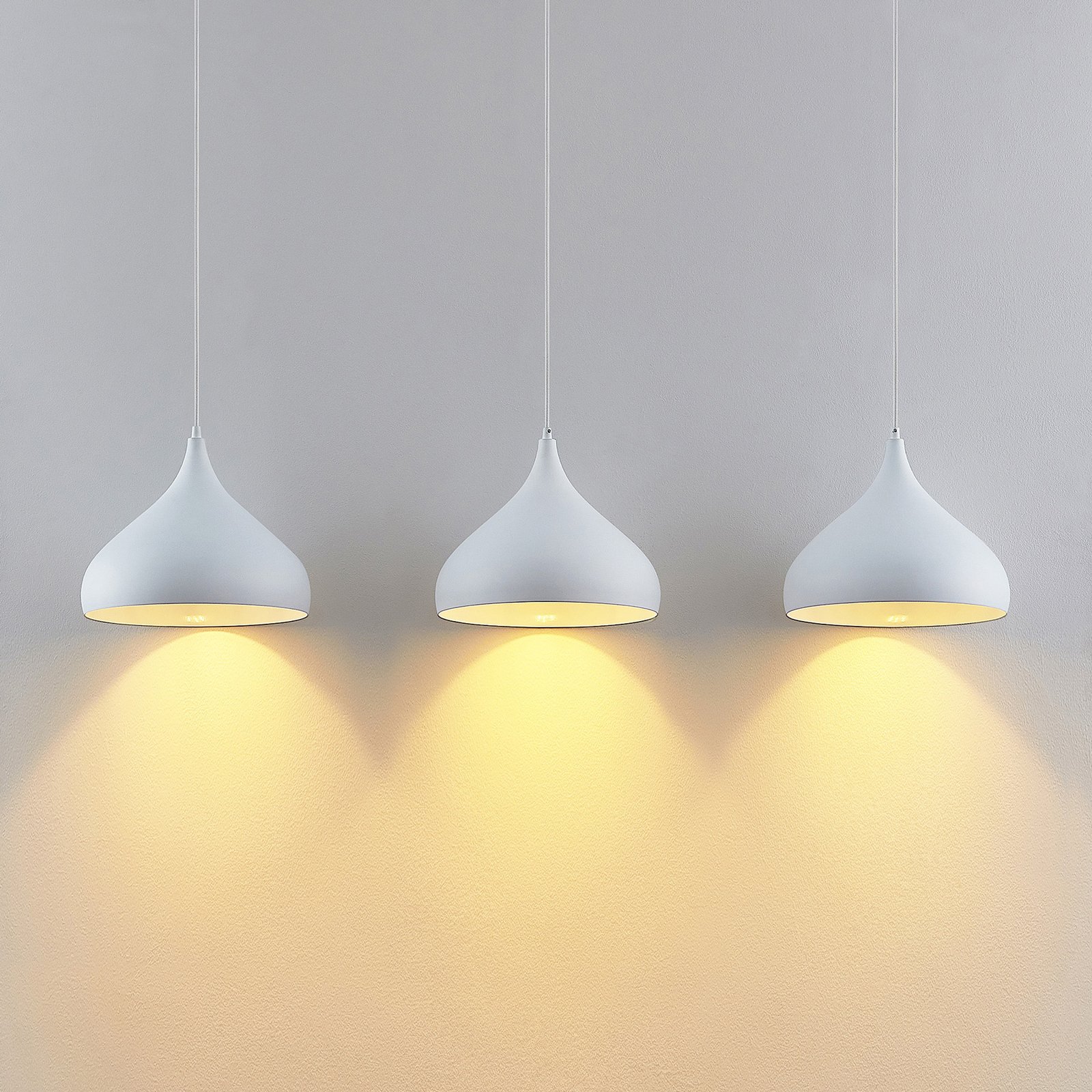 Elamira Candeeiro Suspenso White - Lindby