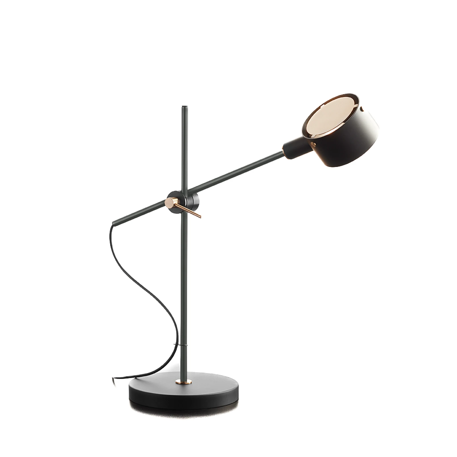 Oluce Go 252 LED tafellamp, zwart