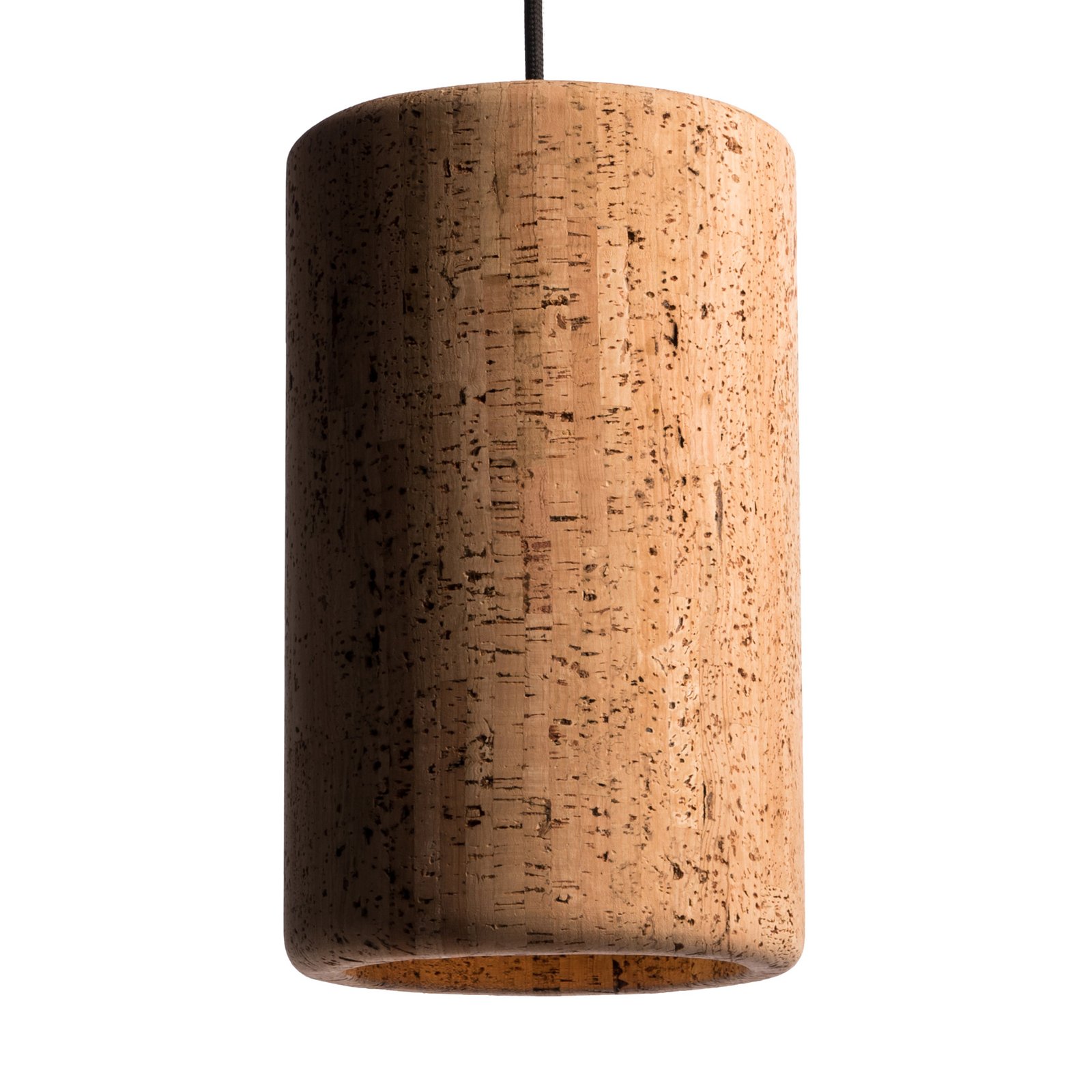 Porto pendant light made of cork