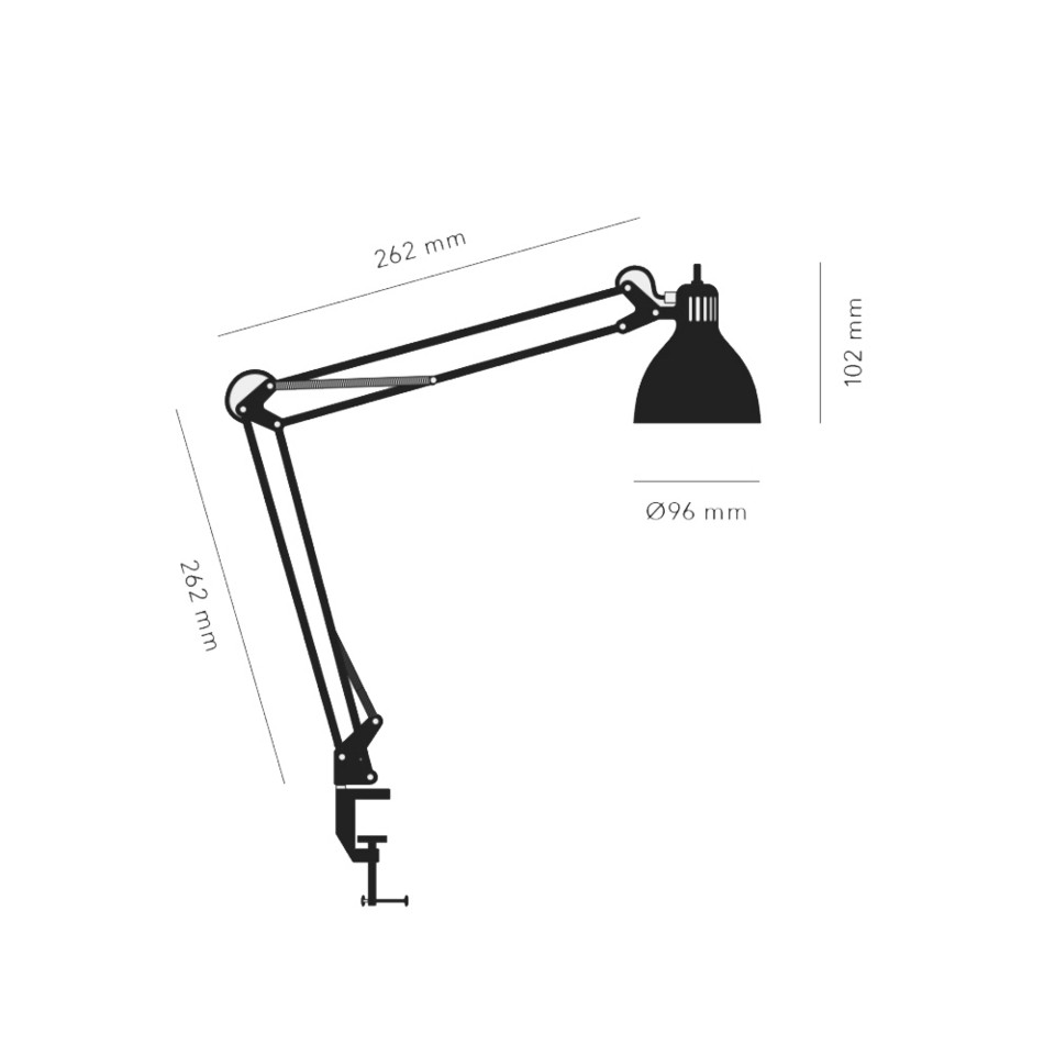 Nordic Living Archi T1 Junior Bordslampa Sea, blå från Nordic Living