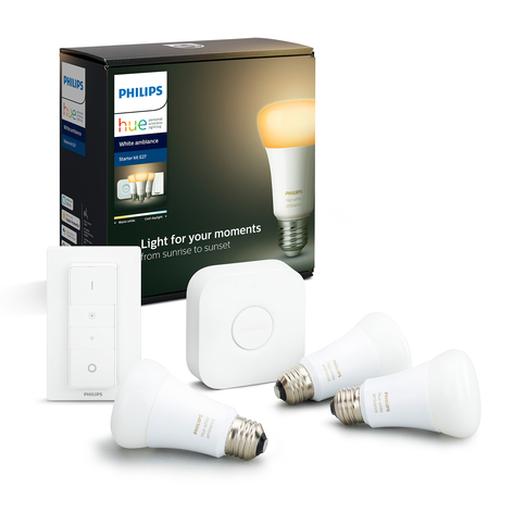 Philips Hue White Ambiance E27 3st start-set