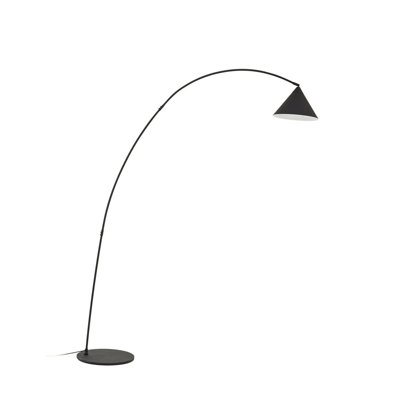 Lindby Φωτιστικό Triangolo, μαύρο, ύψος 195cm, μέταλλο E27