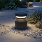 Baliza LED Ideal Lux Boeing, negro, altura 15 cm