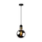 Julius hängande lampa, enkel belysning, rökgrå, Ø 20 cm
