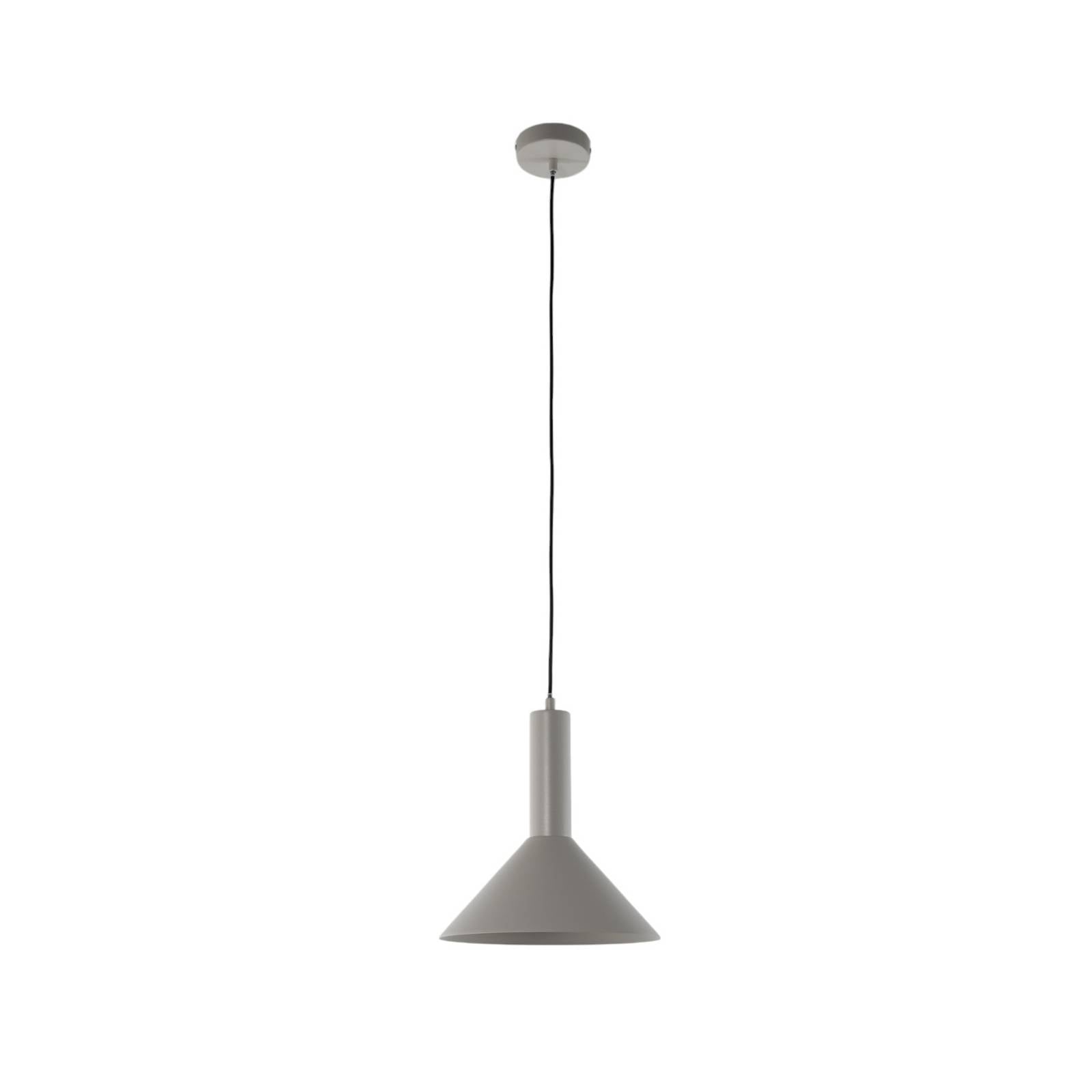 Hängeleuchte Vitrum cone, taupe, Metall, Ø 26 cm, E27