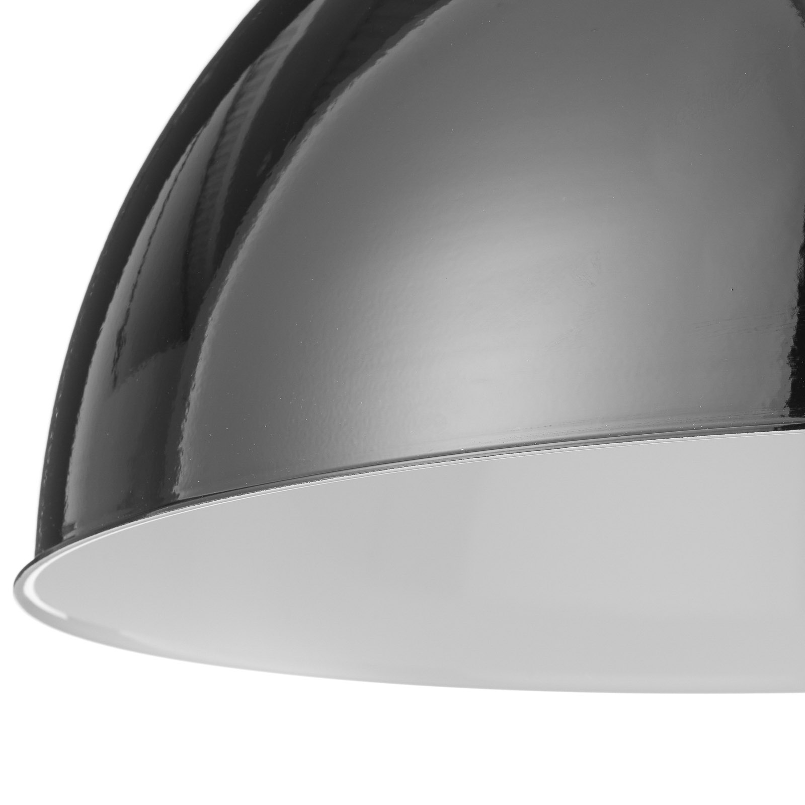 Jieldé Dante D450 viseča luč, črna, Ø 45 cm